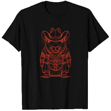 Discover Capybara T Shirts Rodent Red