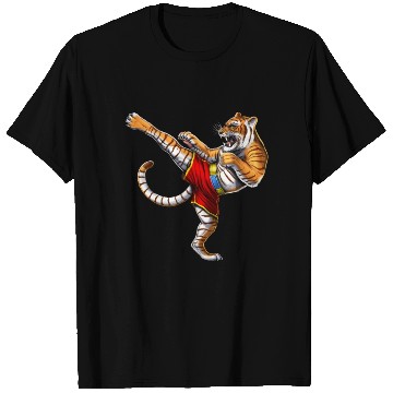 Discover Tiger Muay Thai Fighter T Shirts