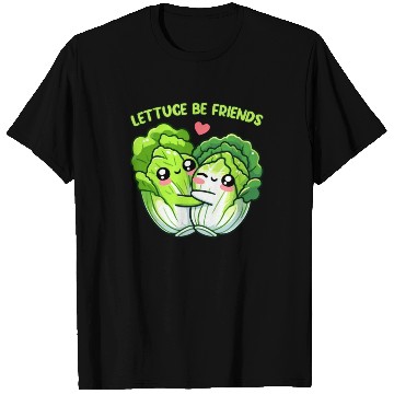 Discover Lettuce Be Friends | Vegan Food T Shirts