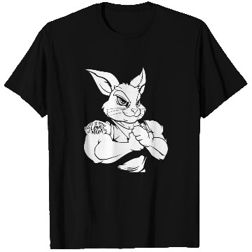 Discover Rabbit Biceps Tattoo I Love Mom T Shirts