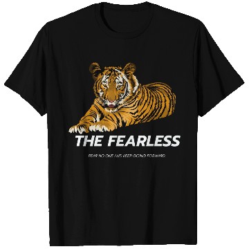 Discover Be fearless Lion Style Logo powerful T Shirts