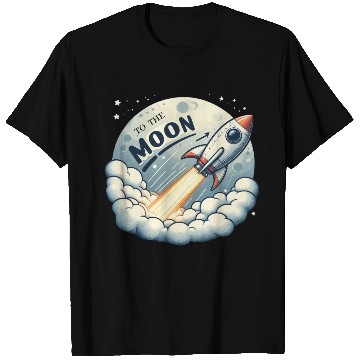 Discover To The Moon T Shirts