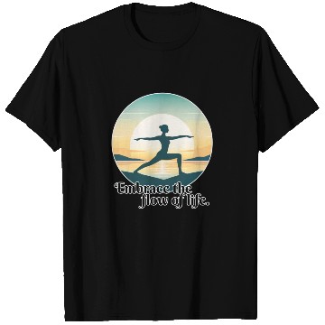 Discover Sunrise Yoga Pose T Shirts