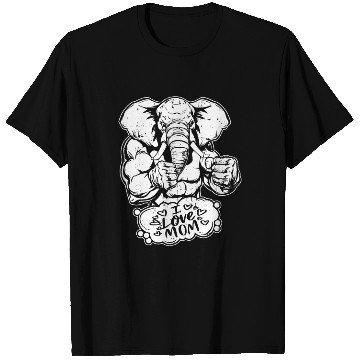 Discover Elephant I Love Mom T Shirts