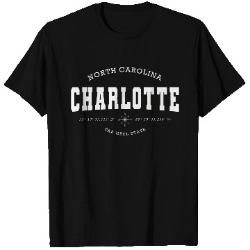 Discover Charlotte (NC) USA T Shirts