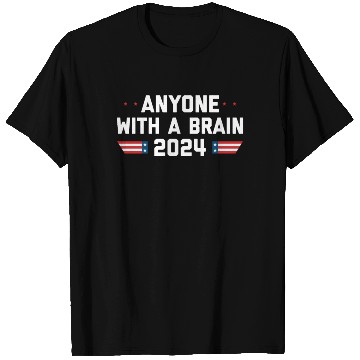 Discover 2024 Brain Vote Democracy Anti-Trump T Shirts