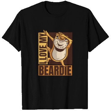 Discover I Love My Beardie Pogona Lizard Pet Owner Bearded T Shirts