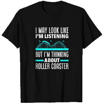 Discover Roller Coaster Wooden Coaster Amusement Park T Shirts