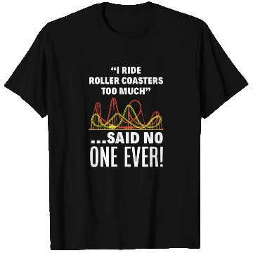 Discover Roller Coaster Fan T Shirts