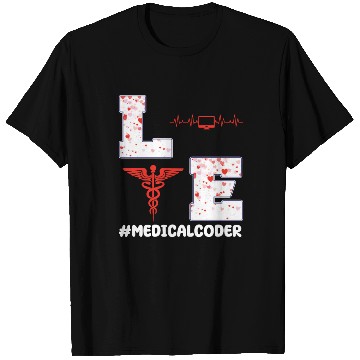 Discover Medical Coder Valentine's Day Design T Shirts