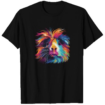 Discover Watercolor Colorful Guinea Pig Colorful T Shirts