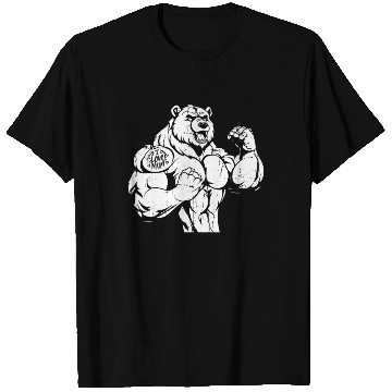 Discover Brown Bear Biceps Tattoo I Love Mom T Shirts