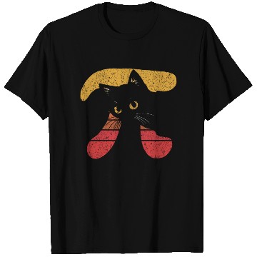 Discover Funny Black Cat Pi Day T Shirts