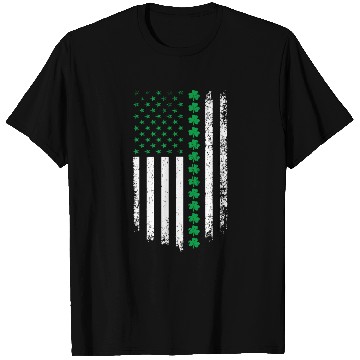 Discover Irish American Flag Ireland Flag St. Patrick's Day T Shirts