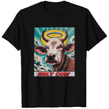Discover Holy Cow Humor Funny Comics T Shirts