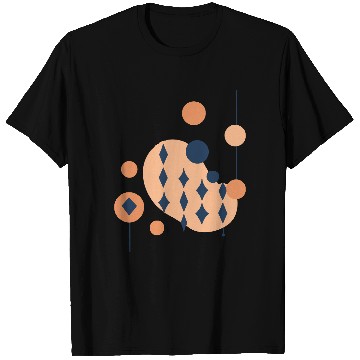 Discover Geometric Circles, Triangles, Lines Vector Design T Shirts