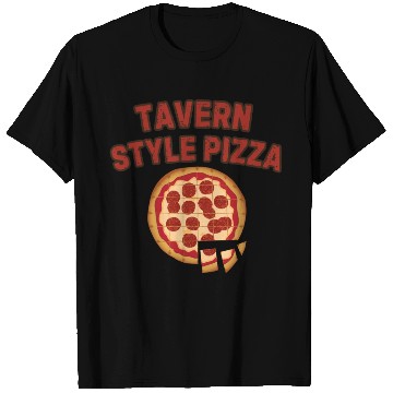 Discover Chicago Tavern Style Pizza T Shirts Design