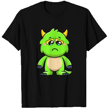 Discover Baby Monster Green Crying Grumpy T Shirts