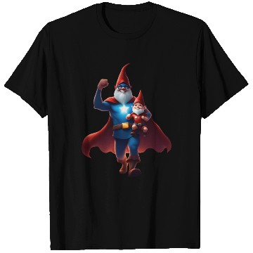 Discover A Father's Day Gnome as a superhero dad T Shirts