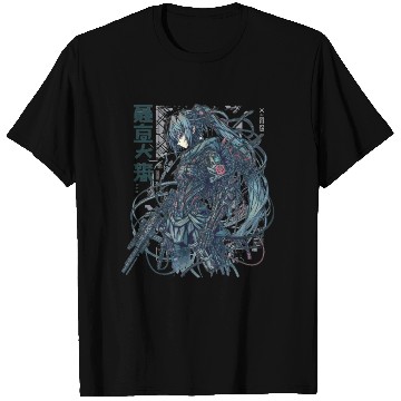 Discover Cyberpunk Anime Figure T Shirts