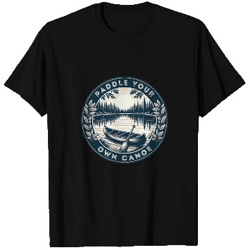 Discover Solo Canoe Journey Lake T Shirts