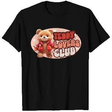Discover Cute Teddy personified with red jacket T Shirts