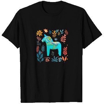 Discover Dala Horse Sweden Swedish horse T Shirts
