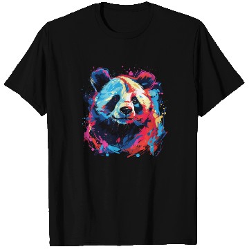Discover Watercolor Colorful Panda Colorful Animals T Shirts
