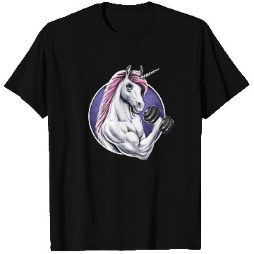 Discover Unicorn Gym Fitness T Shirts