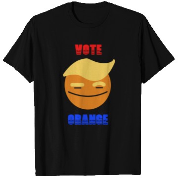 Discover Support Donald J. Trump. Vote Orange Trump Smile T Shirts