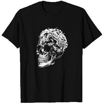Discover Surfing Surfer Skull Skull Nature T Shirts