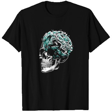Discover Surfing Surfer Skull Skull Nature T Shirts