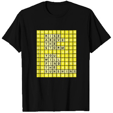 Discover Rise Above The Storm Puzzle Design T Shirts