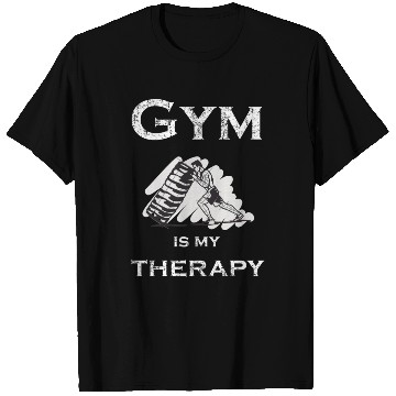 Discover Gym is my therapy Fitness Training Body T Shirts