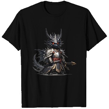 Discover Chibi dragonwarrior in Full armor T Shirts