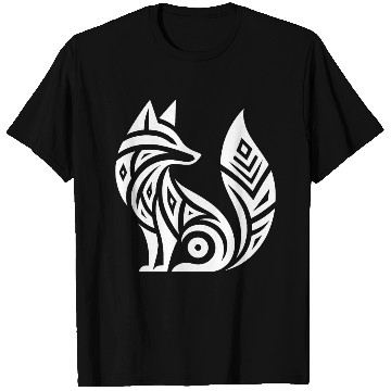 Discover Smart Fox In T Tattoo Style T Shirts