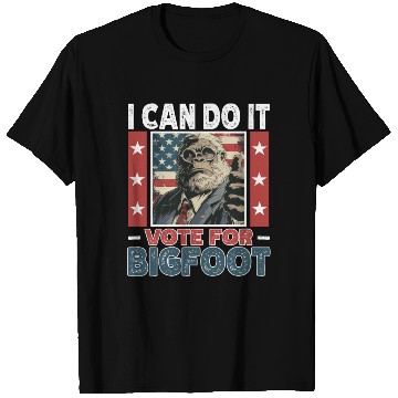 Discover Presidential elections 2024 Bigfoot T Shirts