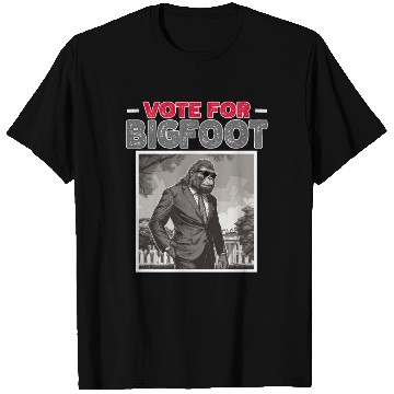 Discover Presidential elections 2024 Bigfoot T Shirts