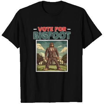Discover Presidential elections 2024 Bigfoot T Shirts