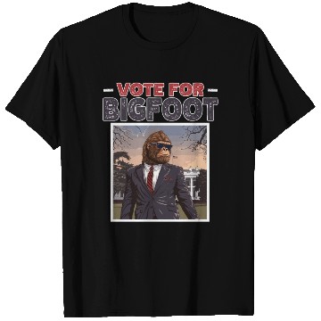 Discover Presidential elections 2024 Bigfoot T Shirts