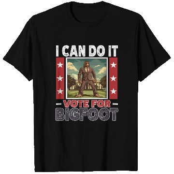 Discover Presidential elections 2024 Bigfoot T Shirts