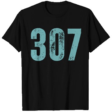 Discover 307 Area Code Wyoming T Shirts
