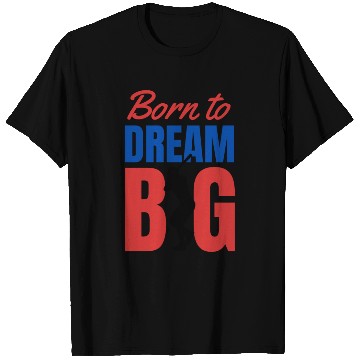 Discover Red and Blue baseball Typography T Shirts 2