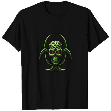 Discover Green Biohazard Zombie Alien T Shirts