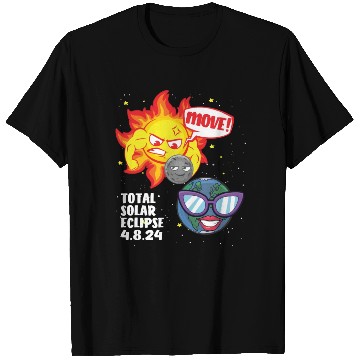 Discover Total Solar Eclipse Move! 4.08.24 Funny Eclipse T Shirts
