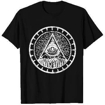 Discover Nature's Illumination: Forest Triangle T Shirts