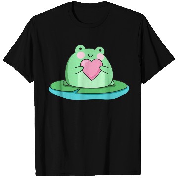 Discover Cute frog cartoon drawing T Shirts