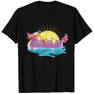 Discover Chinese Dragon Boat Chinese Gift T Shirts