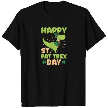 Discover Funny St Patricks Day Happy St. Pat T-Rex Day T Shirts