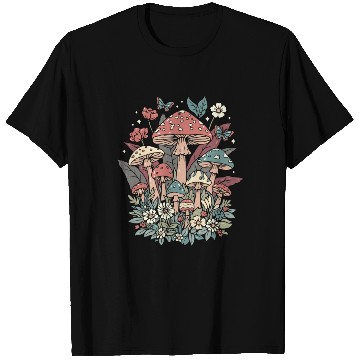 Discover Mushroom Cottagecore Naturecore T Shirts